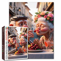 Playful Seniors - Romantic Cherry Kiss (1000pcs)
