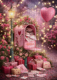 Romantic Love Letter Mailbox (1000pcs)