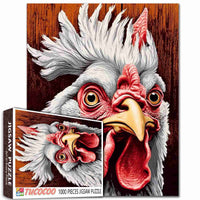 Rooster Close-Up (1000pcs)