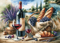 Diamond Painting - Rustic Vineyard Feast