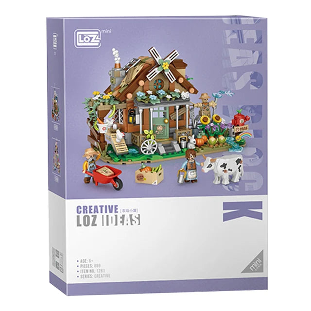 LOZ Créatif - Ferme, Cottage, Maison de Ranch (899 pièces)