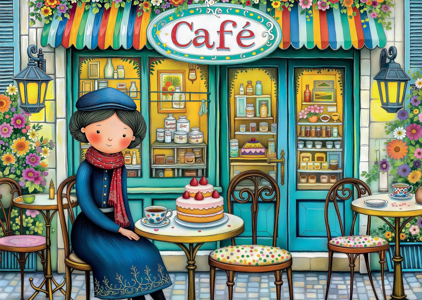 Small Paris Cafe (1000pcs)