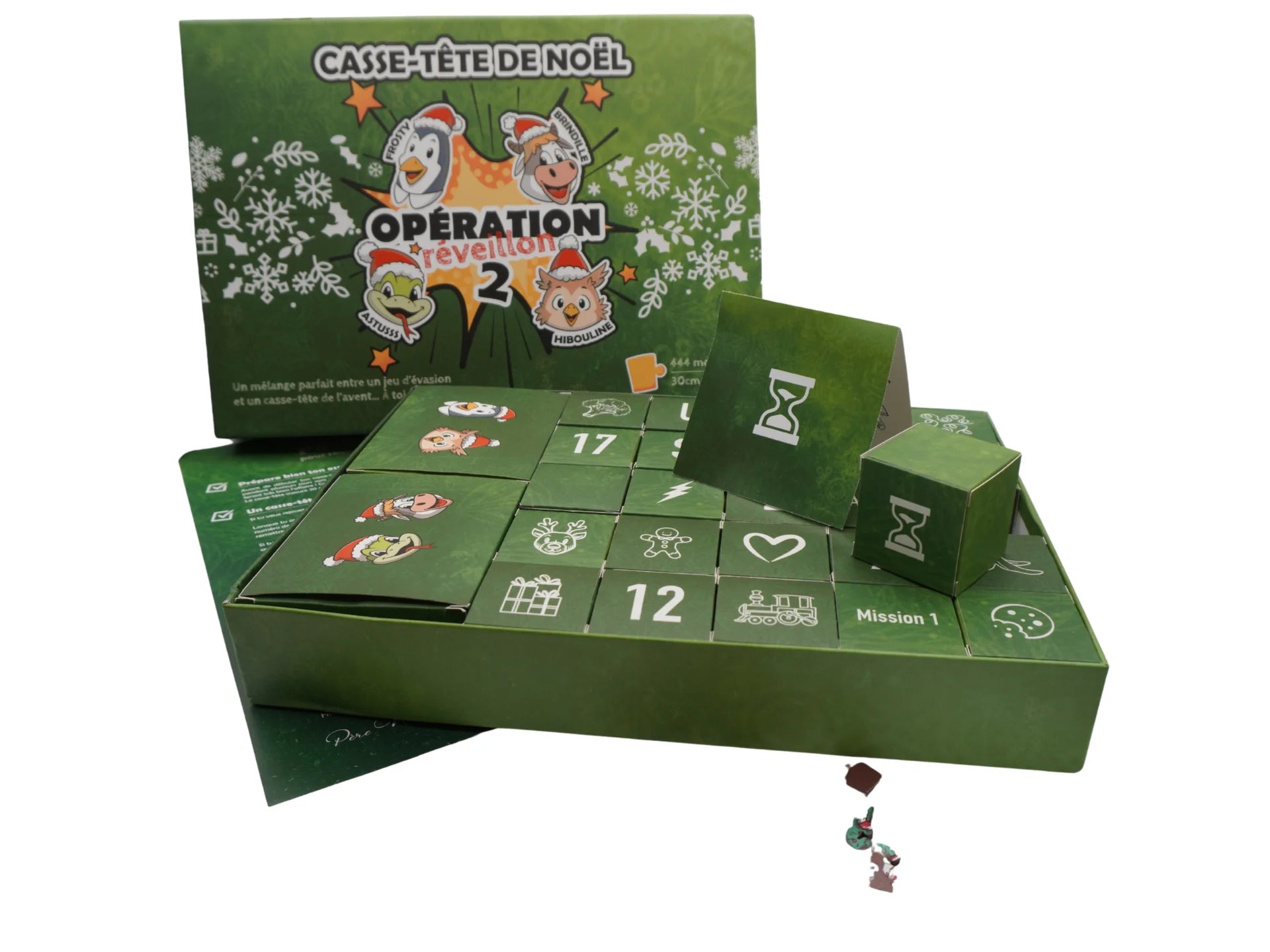 Wood Advent Calendar - New Year's Eve 2 (24 days)