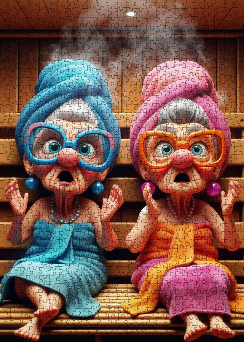 Playful Seniors - Sauna Surprise (1000pcs)