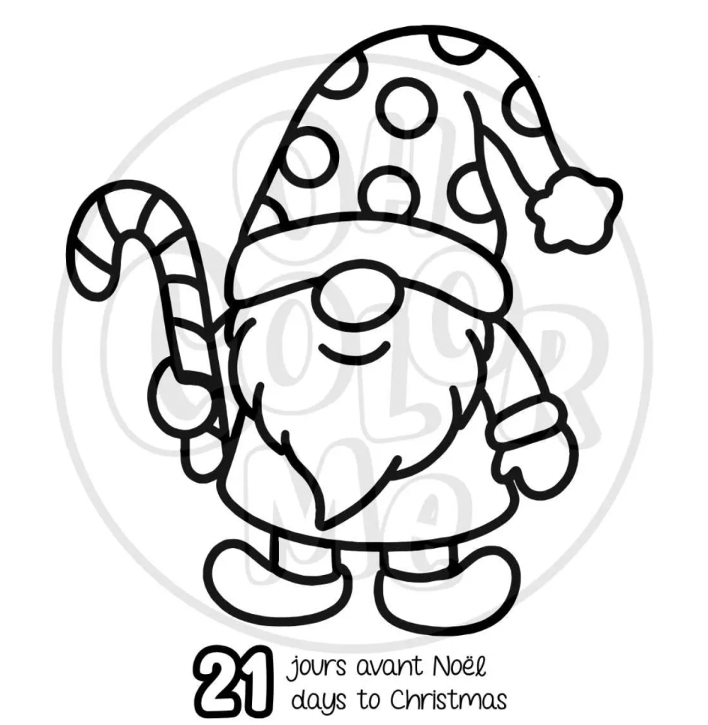 Countdown to Christmas - Advent Mini Coloring Book