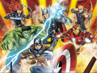 3d / 2d - Marvel - Avengers (double face) (500pcs)