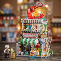 LOZ Bricks - Seafood Stall - 3 of 4 (734pcs)