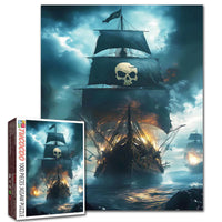 Skull Flag Pirate Warship (1000pcs)