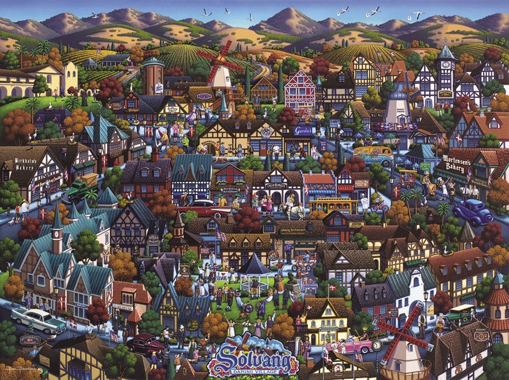 Solvang Danish Village (1000pcs)