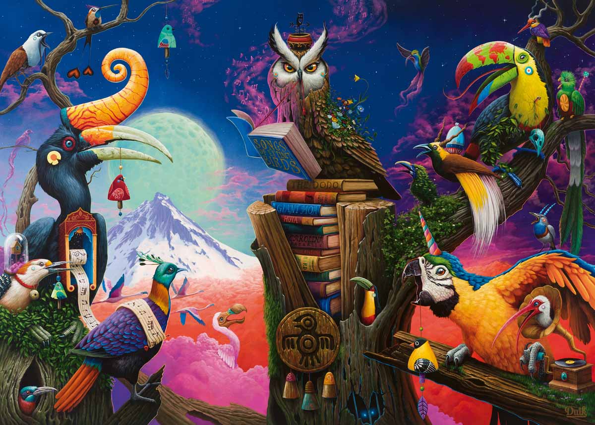 Chants de Ravensburger des oiseaux éteints