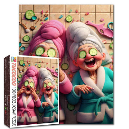 Playful Seniors - Spa Day Laughs (1000pcs)