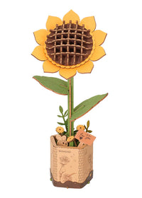 3D Wood Sunflower - Energy & Enthusiasm (86pcs)