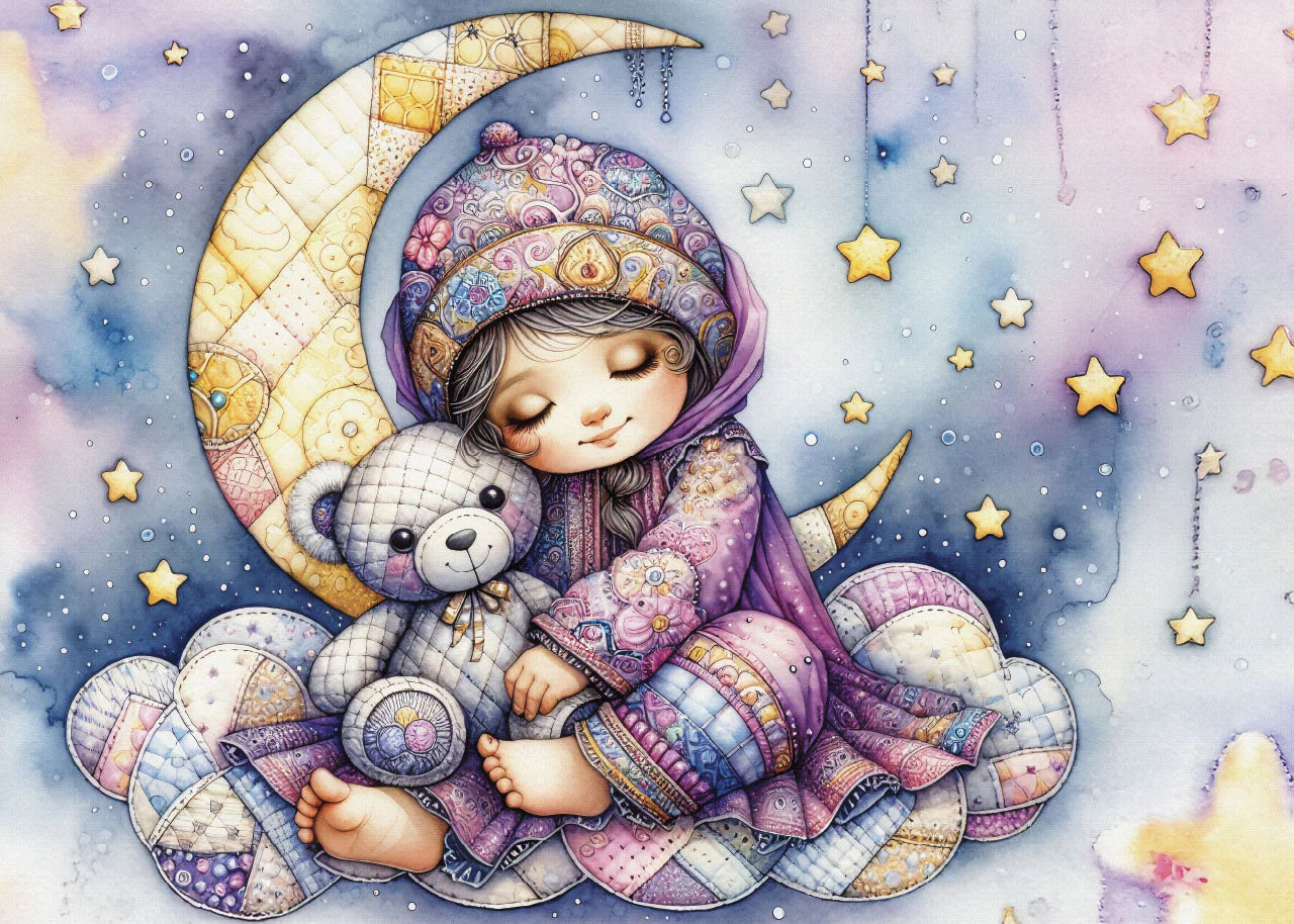 Ours en peluche et étoiles - Collection NovIA (1000 pièces)