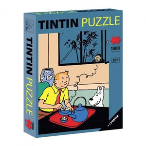 TinTin - Buvant son thé (1000pcs)