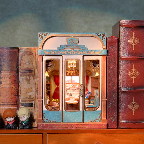 Book Nook - European Travels Infinity Train Cabin (Wood)