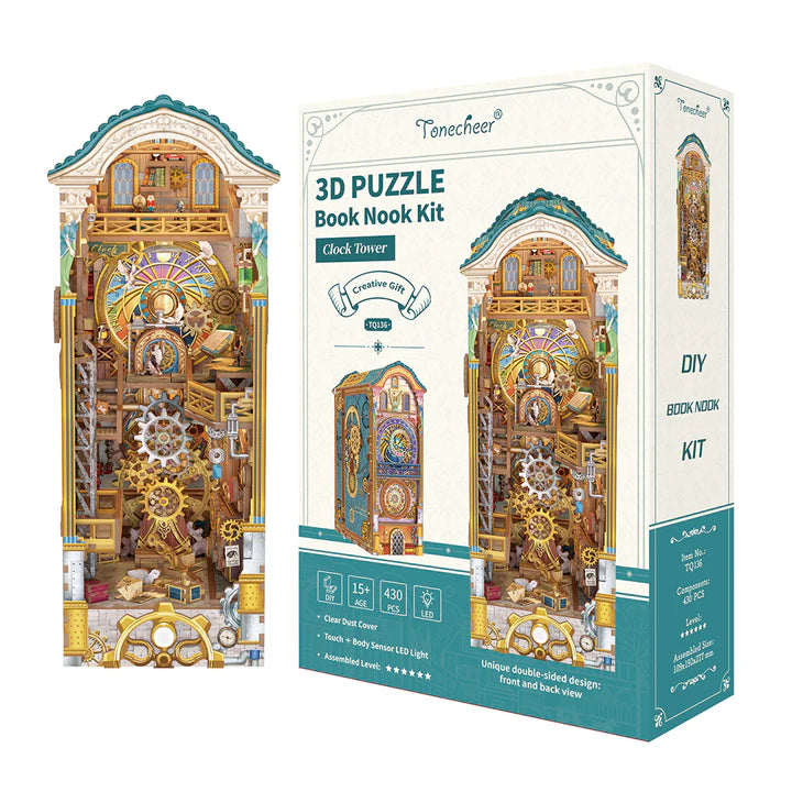 Book Nook - Clock Tower (Wood)