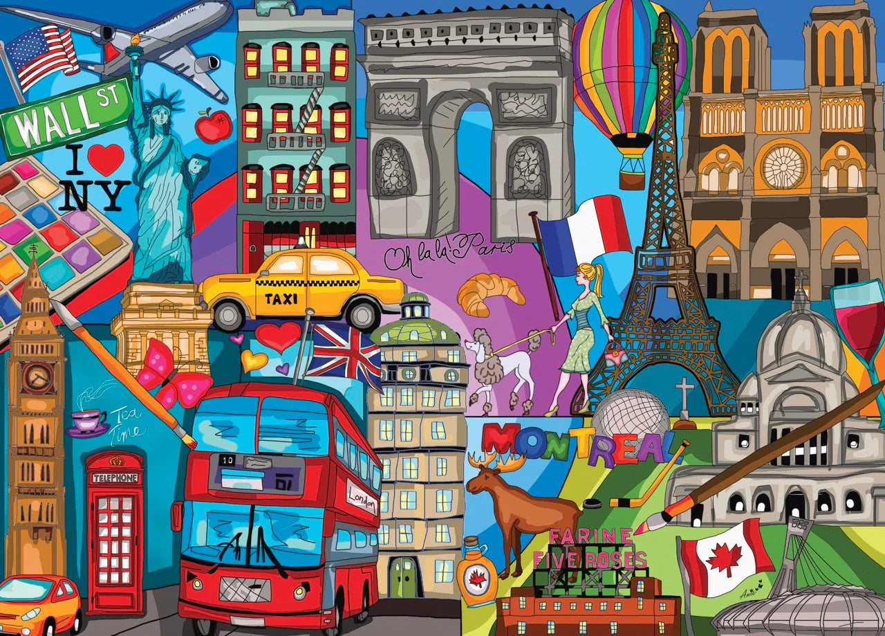 PFG Traveling / Voyage, voyage!, Anie Maltais (Usage/Used - PUZZLES FOR GOOD)