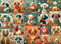 Turquoise Peach Pup (1000pcs)