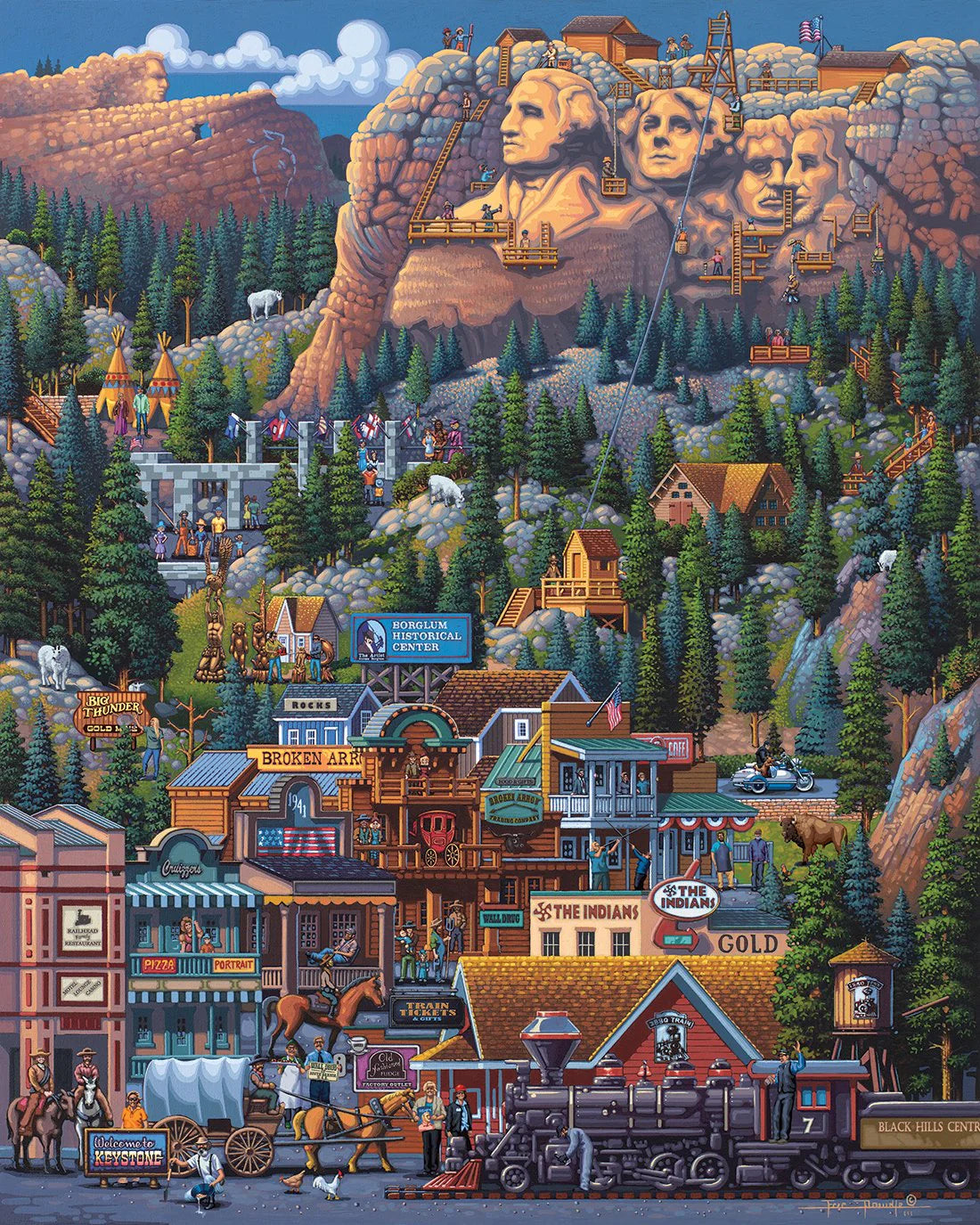 The Black Hills (100pcs)