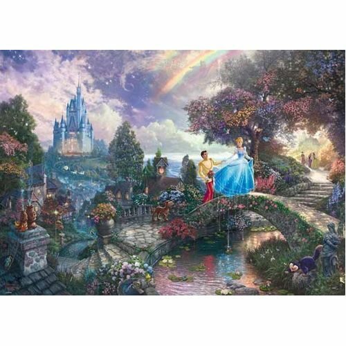 Cinderella Wishes Upon a Dream, Thomas Kinkade