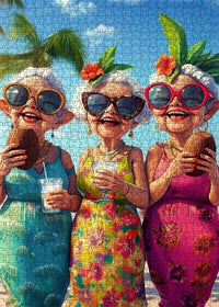 Playful Seniors - Tropical Ladies Getaway (1000pcs)