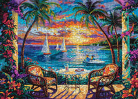 Tropical Sunset Retreat (1000pcs)