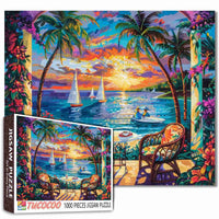Tropical Sunset Retreat (1000pcs)