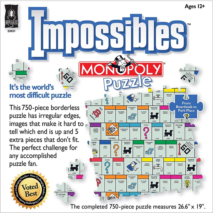 Impossibles : Monopoly (750pcs)