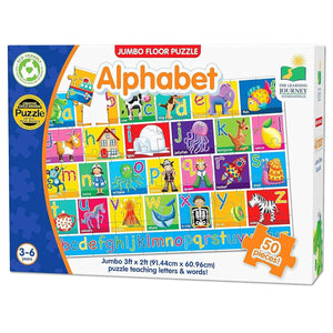 Puzzles géants au sol : Alphabet (50 pièces)