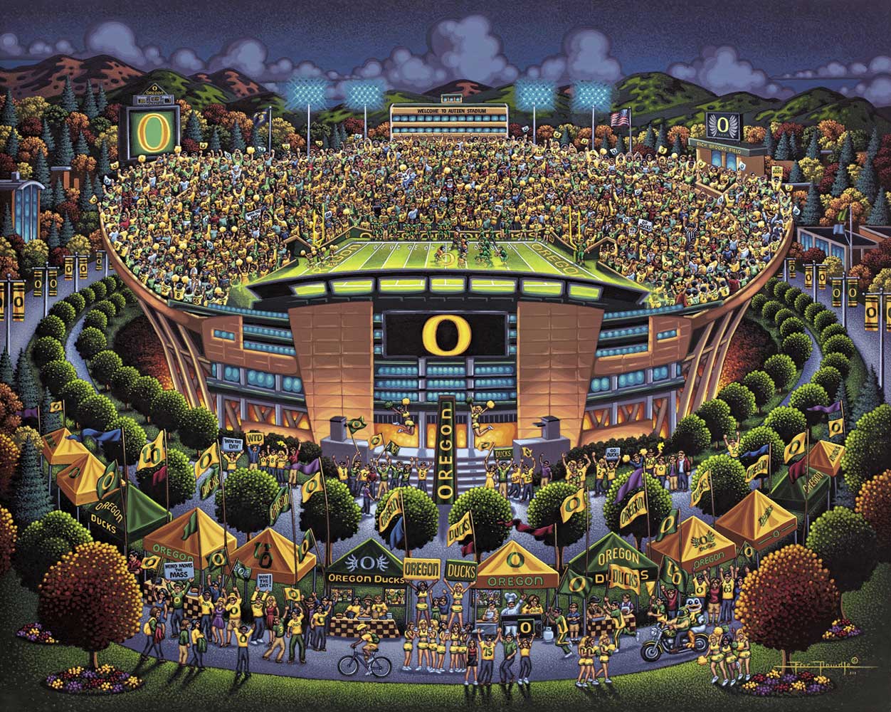 University of Oregon Ducks (500pcs)