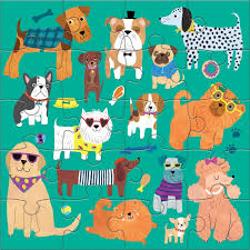 2 Magnetic Puzzles - Cats & Dogs