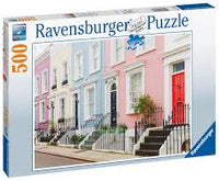 PFG Ravensburger Colorful London Townhouses (500pcs) (Usage/Used - PUZZLES FOR GOOD)