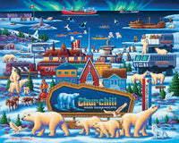 PFG 2-en-1 Atlantis & Churchill Polar Bears (2x500pcs) (utilisation / utilisée - puzzles pour de bon)