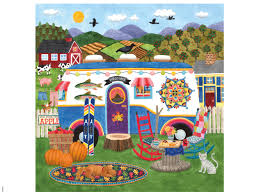 PFG Happy Camper: Green Mountain (300pcs Oversized) (Usage/Used - PUZZLES FOR GOOD)