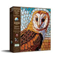 Vitrail - hibou, Cynthe Fisher (1000pcs)