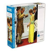 PFG Première date à la maison en retard, Norman Rockwell (1000pcs) (utilisation / utilisée - puzzles pour de bon)