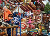 PFG Rêves d'enfance - temps de jeu dans le grenier (1000pcs) (utilisation / utilisée - puzzles pour de bon)