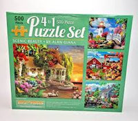 PFG 4-en-1 Set - Scenic Beauty, Alan Giana (USAGÉ / USET - Puzzles pour de bon)