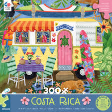 PFG Happy Camper: Costa Rica (300 Oversized pcs) (Usage/Used - PUZZLES FOR GOOD)