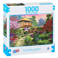 PFG Manors & Cottages - Japan Garden (1000pcs) (Usage/Used - PUZZLES FOR GOOD)