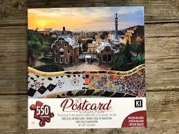 PFG Postcard Collection - Park Guell in Barcelona (1000pcs) (Usage/Used - PUZZLES FOR GOOD)