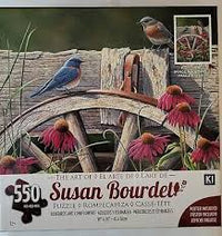 PFG Bluebirds et coneflowers (550pcs) (utilisation / utilisée - puzzles pour de bon)