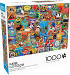 Collection de collage PFG - autocollants de valise (utilisation / utilisé - puzzles pour de bon)