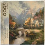 PFG Mountain Chapel, Thomas Kinkade (utilisation / utilisée - puzzles pour de bon)