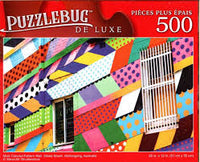 Mur de motif multicolores PFG (utilisation / utilisée - puzzles pour de bon)