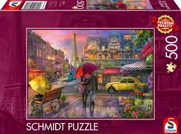 Charme parisien sous la pluie (500 pièces)
