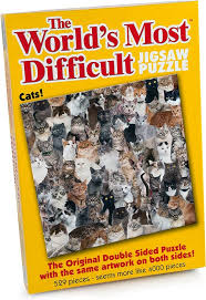 PFG World's Most Difficult Jigsaw Puzzle - Cats (Usage/Used - PUZZLES FOR GOOD)