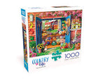 PFG - Country Life - Farm Flower Shed (1000pcs)  (Usage/Used - PUZZLES FOR GOOD)