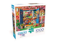 PFG - Country Life - Farm Flower Shed (1000pcs)  (Usage/Used - PUZZLES FOR GOOD)