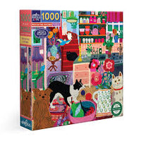 PFG Pets in the Kitchen (1000pcs) (Usage/Used - PUZZLES FOR GOOD)